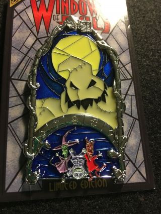 Disney Pin Windows Of Evil Villains Mosaic Stained Nightmare Oogie Boogie Nbc