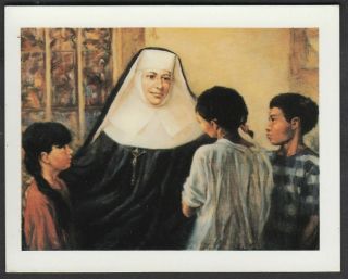 Saint Katharine Drexel Vintage Holy Card