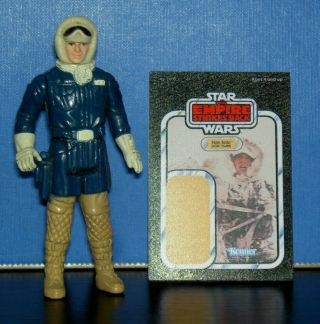 Star Wars Vintage Action Figure,  Han Solo In Hoth Gear.  22704.  Other Variants.