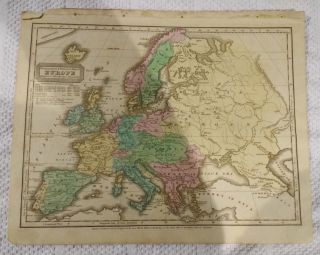 1831 Map Of Europe By William C.  Woodbridge