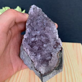 0.  66LB Natural Amethyst Hole Crystal Quartz Brazil Riki Energy Lucky Decor Z043 5