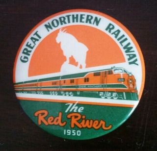 Great Northern Railway Pin 1950 The Red River