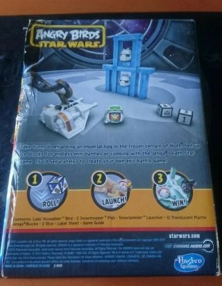 Angry birds star wars toys.  Jenga hoth battle game.  boxed. 4