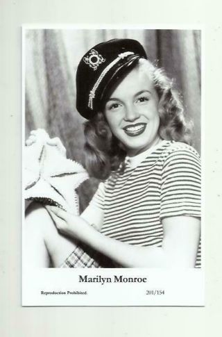 N495) Marilyn Monroe Swiftsure (201/154) Photo Postcard Film Star Pin Up