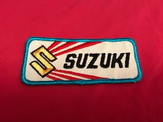 Vintage Suzuki Motorcycle Jacket Patch Perfect For Jacket