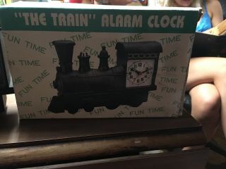 " The Train " Alarm Clock Glow In The Dark Numbers