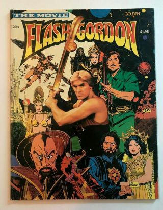 Vintage 1980 Flash Gordon The Movie Comic Book Softcover Tpb Illustrated