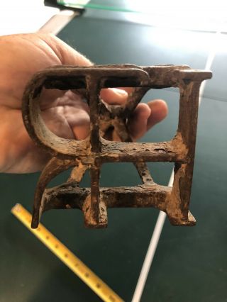 Branding Iron Antique Hand Forged Livestock Collectible Cowboy Old Western Rare