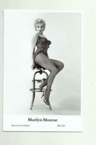 N495) Marilyn Monroe Swiftsure (201/160) Photo Postcard Film Star Pin Up