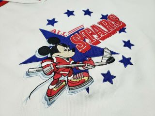 Disney Mickey All Stars 28 Hockey Jersey Men ' s size XL 4