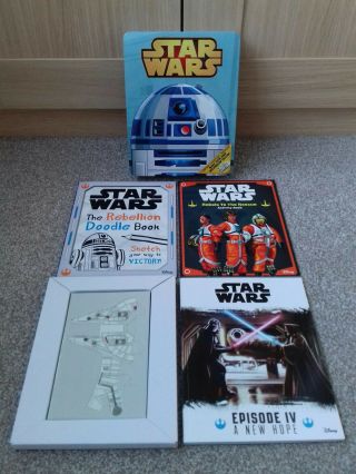 Star Wars Activity Tin Disney Make Your Millennium Falcon Books Kids Gift Craft 2