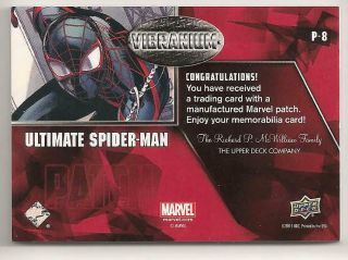 Marvel Vibranium Patch Spider - Man P - 8 2