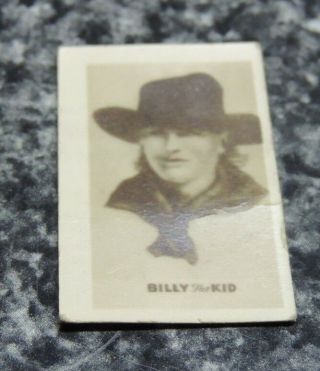 1948 Topps Magic Photo Hocus Focus Card Wild West Billy The Kid Picture 7 Of 7 - S