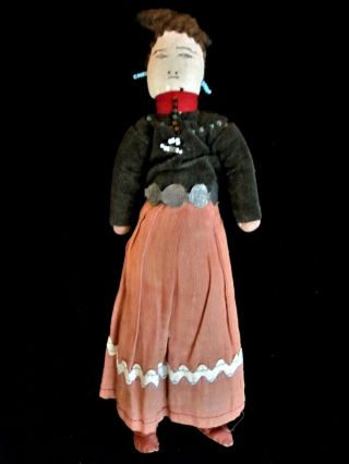 Antique/vintage 1938 Hand Made Navajo Doll - 9 1/2 "