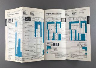 PAN AM AIRLINE TIMETABLE JULY - AUGUST 1970 ROUTE MAP BOEING 747 7