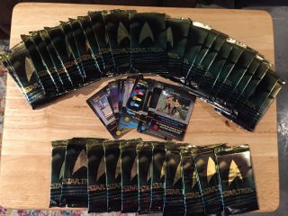 Star Trek 1996 The Card Game Booster Packs X35 - Packs Of 15 (, 15 Loose Cards)