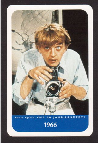 David Hemmings Blow Up Michaelangelo Antonioni Cool Collector Card From Europe