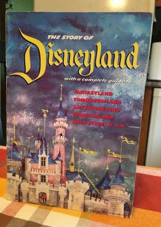 Vintage The Story Of Disneyland Complete Guide 1955 Memorabilia