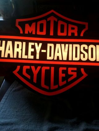 Harley Davidson Light Up Sign