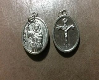 Vintage St.  Vincent Ferres Religious Medal Catholic Devotional Medal