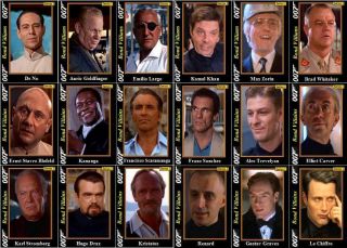 James Bond Villains Trading Cards Series 1 007 Goldfinger Blofeld Scaramanga