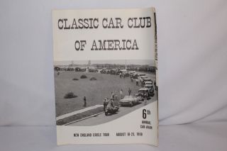 Classic Car Club Of America,  6th Annual Car - Avan Brochure,  1958 England Tour
