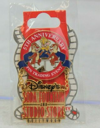 Disney Dsf Dssh Studio Store Le 300 Pin 5th Anniversary Event Chip Dale Clarice