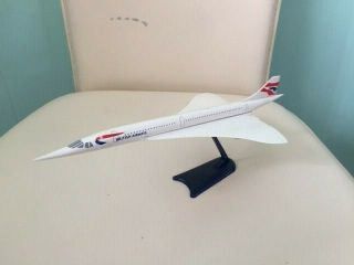 British Airways Concorde Plastic Model Hb130 Vintage Collectable Plane Aircraft