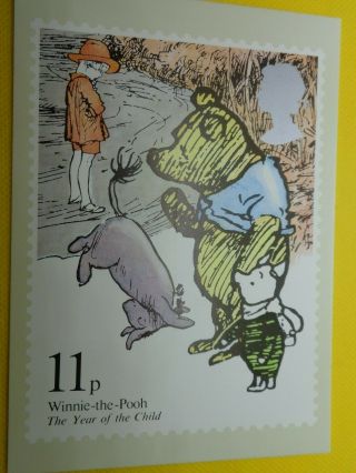 Postcard,  Winnie - The - Pooh,  The Year Of The Child,  1979,