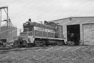 Orig Neg Laurinburg & Southern Sw1 117 Ex Union Railroad 35 Mm Size