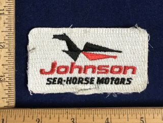 Vintage Johnson Outboard Sea Horse Motor Uniform Patch