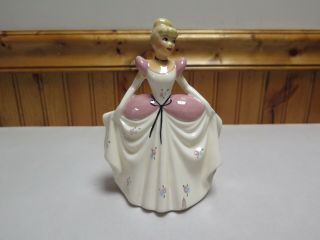 Metlox American Pottery Evan Shaw Walt Disney Formal Cinderella Figurine As/is