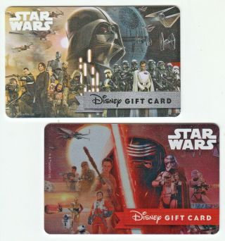 Star Wars 2 Gift Card Star Wars Disney Disney For Collectors