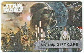 STAR WARS 2 Gift Card STAR WARS Disney DISNEY for collectors 2