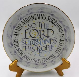2005 International Fellowship Christians & Jews " Lord Surrounds People " Plate