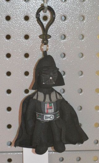 Star Wars Darth Vader Keychain Plush Doll Coin Pouch/bag Soft Clip On 7 "