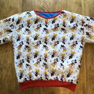 RARE Vtg Disney & Co.  Mickey Mouse ??? Puffy Pullover Sweatshirt O/S Donn Kelly 2
