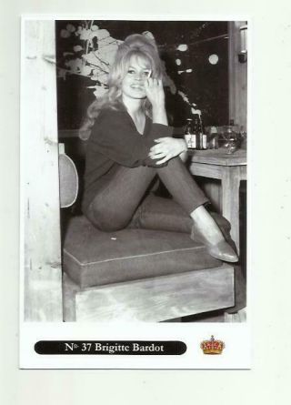 N470) Brigitte Bardot Empire (37) Photo Postcard Film Star Pin Up Glamour