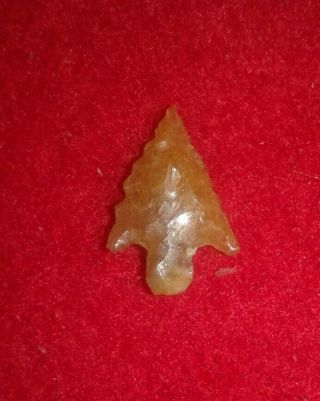 Authentic Arrowheads Artifacts Oregon Agate 1/2 " Rose Springs Flawless Ex Favell
