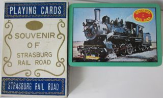 Vintage Deck Of Playing Cards Souvenir Of The Strasburg Rail Road