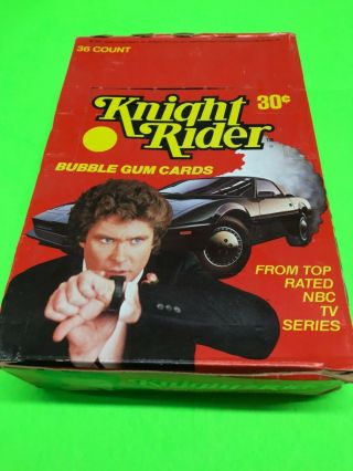 Empty Display Box 1978 Donruss Knight Rider.  No Cards No Wrappers No Packs