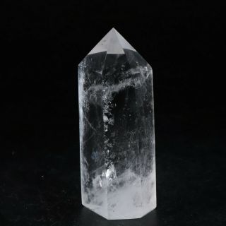 90g Natural Clear Quartz Crystal Point Healing R0038