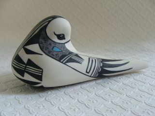 Vintage 1986 Hopi Bird Porcelain Figure By Desert Pueblo Pottery Az