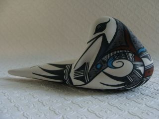 Vintage 1986 Hopi Bird Porcelain figure by Desert Pueblo Pottery AZ 4