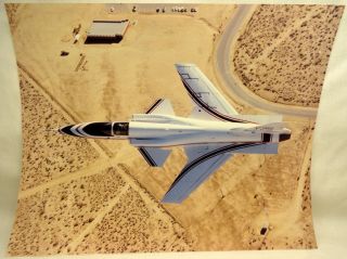 Vintage X - 29 Jet Photo Nasa Usaf Edwards Afb Dryden Research Grumman