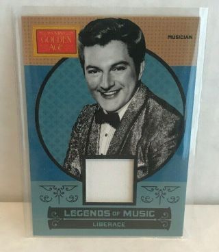 Liberace 2014 Panini Golden Age Legends Of Music Patch Relic Card No.  6