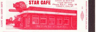 Star Cafe - Tracy - Ca - San Joaquin Co