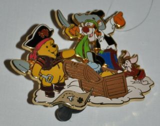 Disneyshopping.  Com Pirates Of The Caribbean Pooh,  Tigger,  Piglet Le 100 Pin