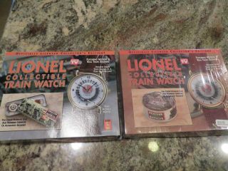 2 Lionel Legendary Trains - Collectible Train Watches Never Activated