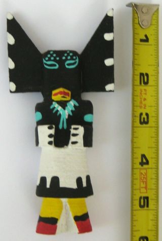 Kachina Zuni Crow.  Handmade & Signed By Pooley.  5.  25 